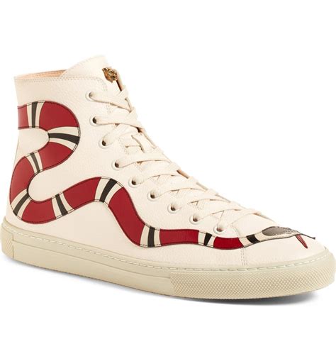 kids gucci high top sneakers|Gucci snake high top sneakers.